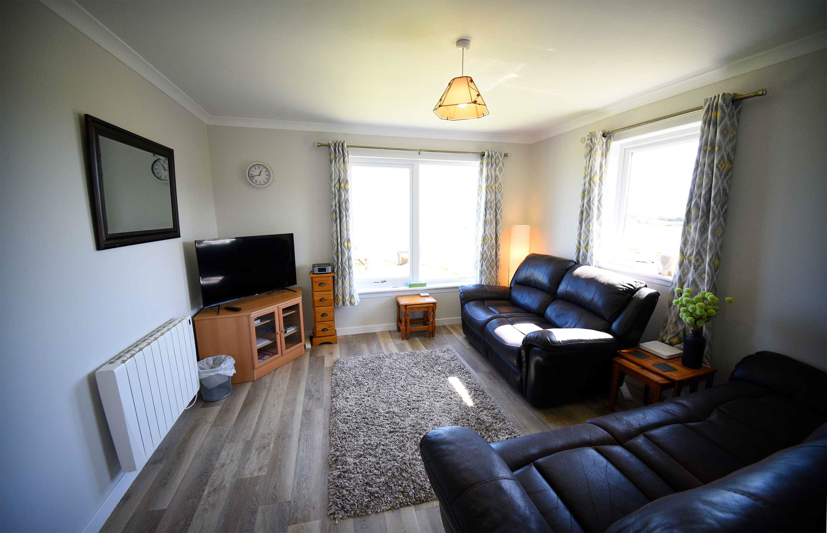 Our self catering accommodation in Glenhinnisdal is en suite were excellent modern facilities