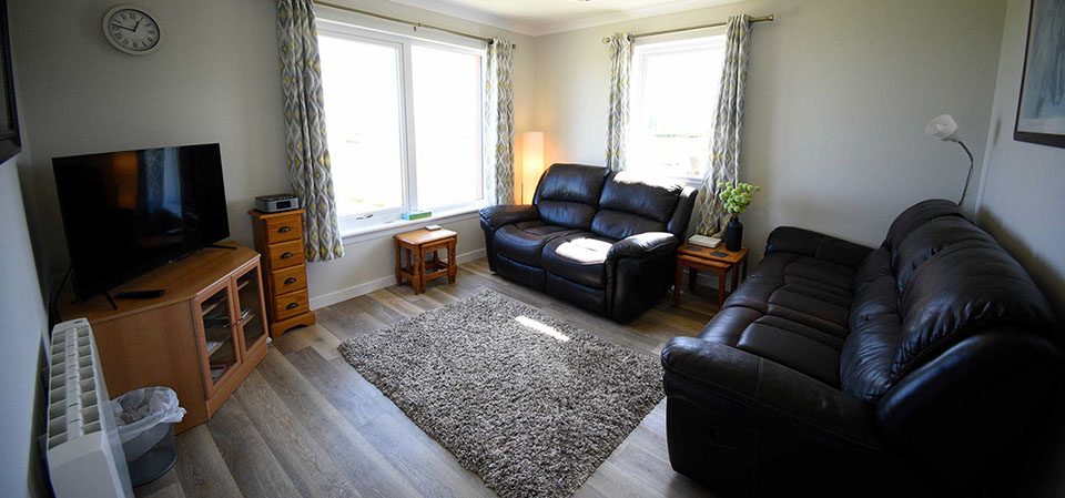 Stay in total comfort at anmara self catering accommodation near Staffin on the Isle of Skye with sea views