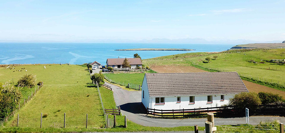 Gairloch View is a self catering and bed and breakfast accommodation near Staffin on the Isle of Skye