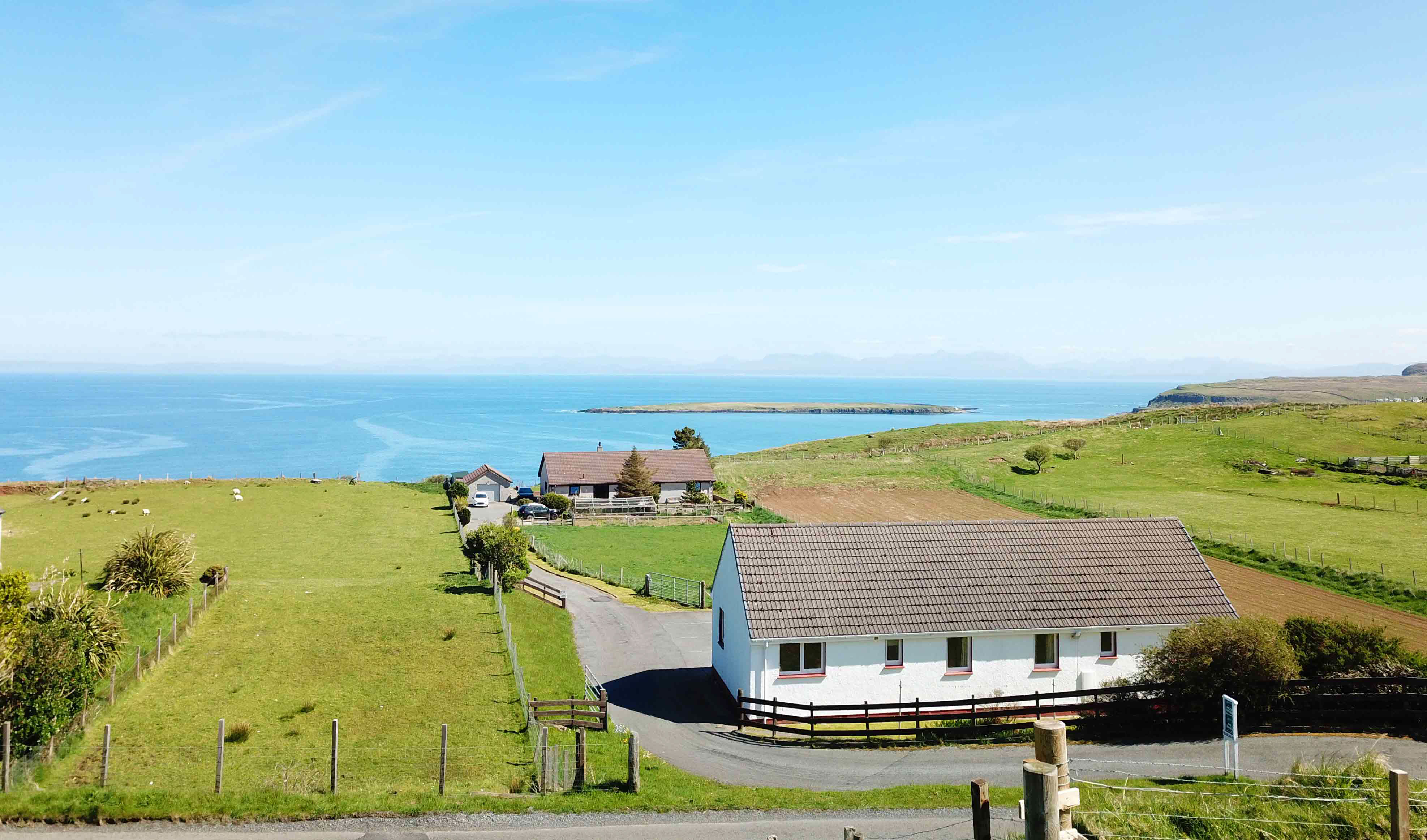Half of Three self catering accommodation on the Isle of Skye with private parking and WIFI