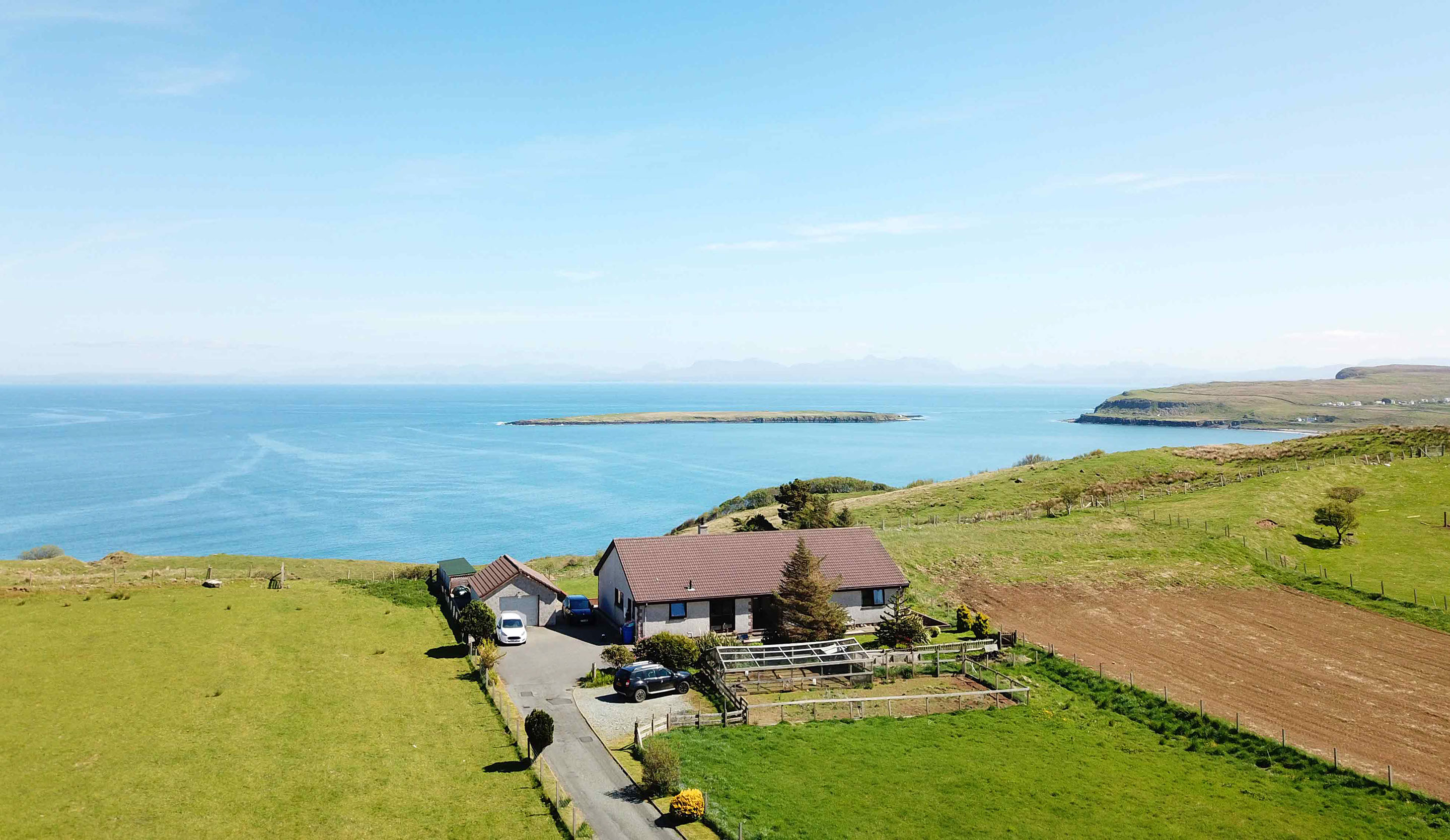 Half of Three self catering accommodation on the Isle of Skye with private parking and WIFI