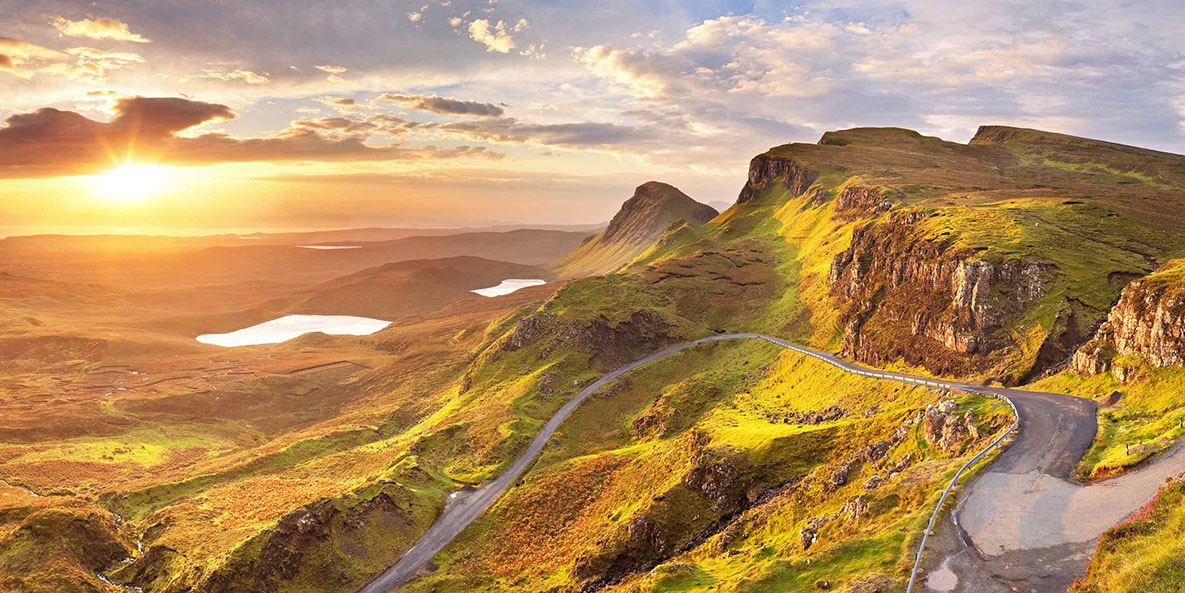 Explore the Quiraing located near our self catering and bed and breakfast accommodation in Staffin